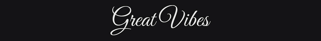 Great Vibe Logo Fonts