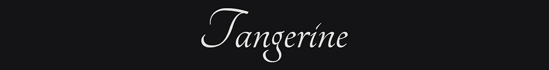 Tangerine Logo Fonts