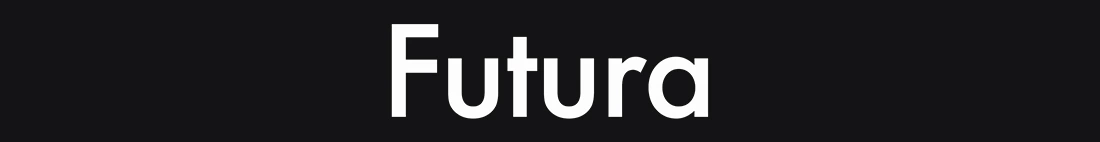 Futura Logo Fonts