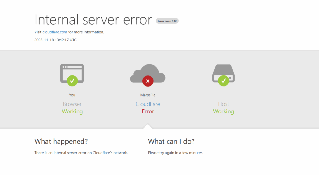 Cloudflare Down LIVE: Massive Global Outage Disrupts ChatGPT, X, and Perplexity — What It Means for the Future of the Internet